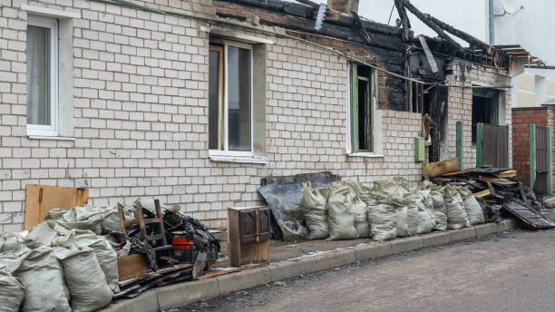 Professional Emergency Fire Cleanup technician working in Forest Hill, MD